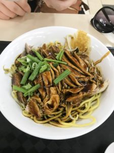 Duck noodles.